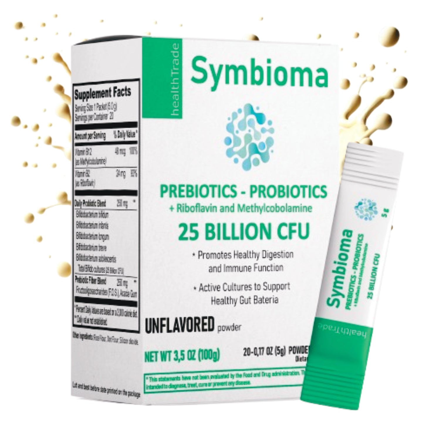 SYMBIOMA - PREBIOTICS + PROBIOTICS