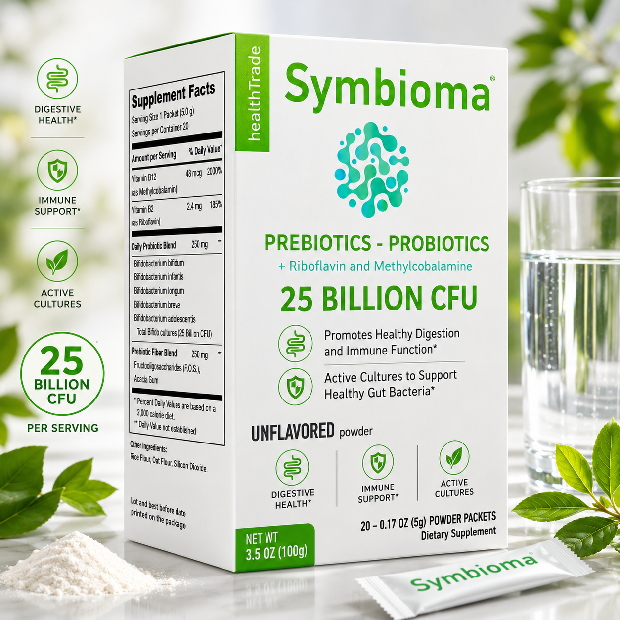 SYMBIOMA - PREBIOTICS + PROBIOTICS